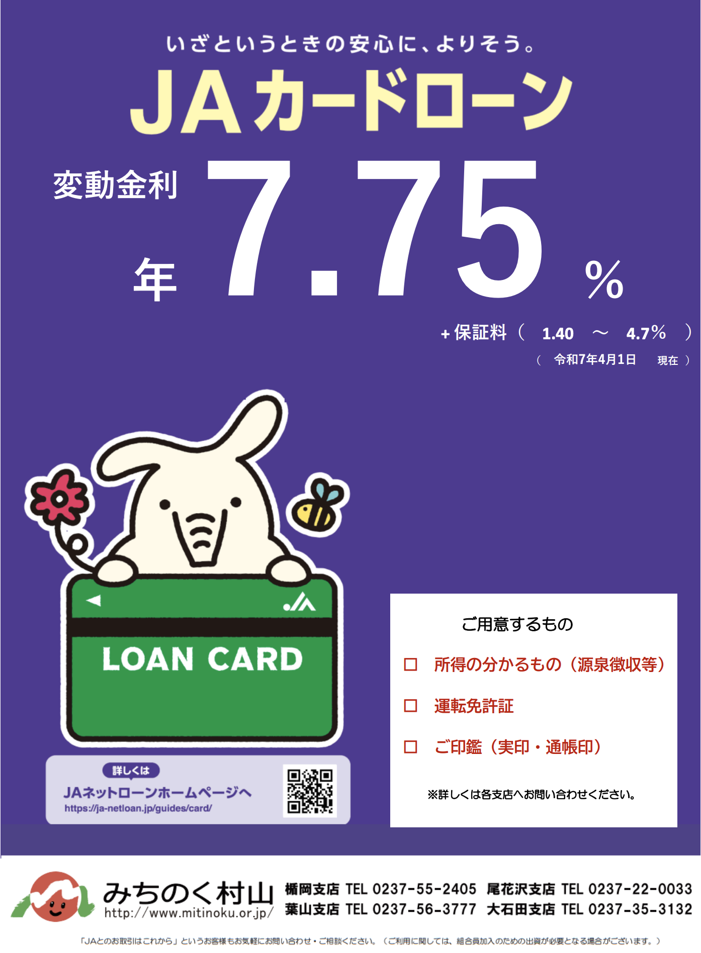 カードローン チラシ