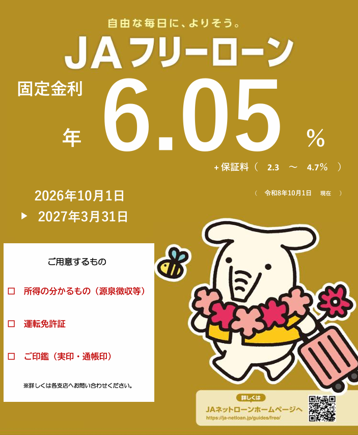 フリーローン チラシ