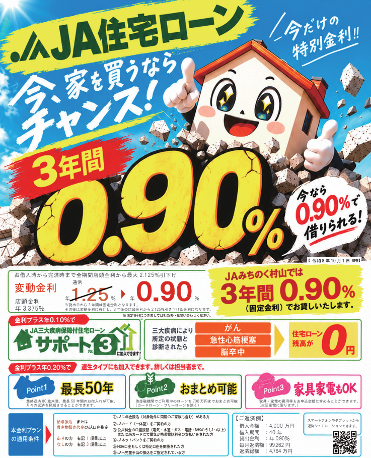 住宅ローン チラシ